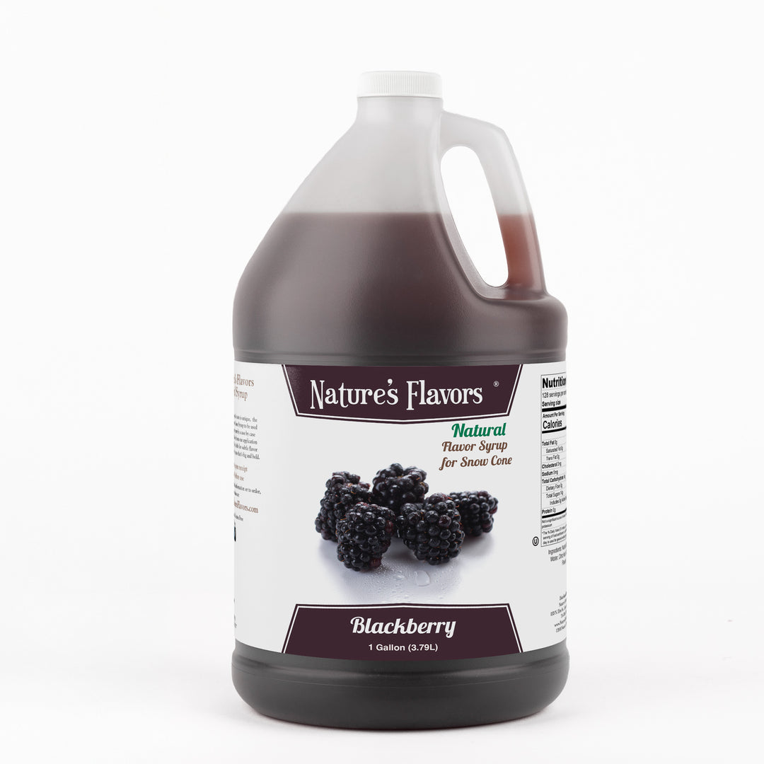 Blackberry Snow Cone Syrup, Natural