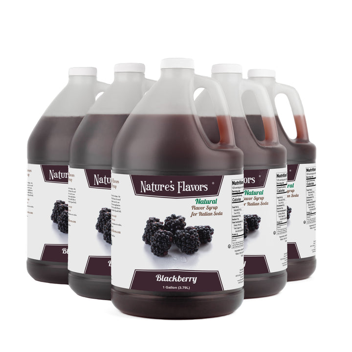 Blackberry Italian Soda Syrup, Natural