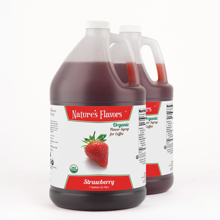 Strawberry Coffee Syrup, Organic