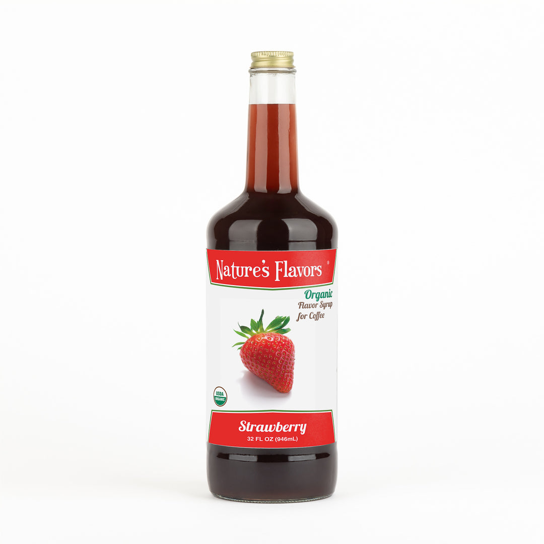 Strawberry Coffee Syrup, Organic