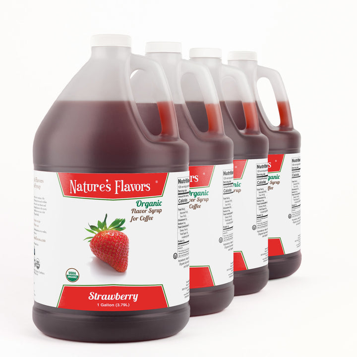 Strawberry Coffee Syrup, Organic