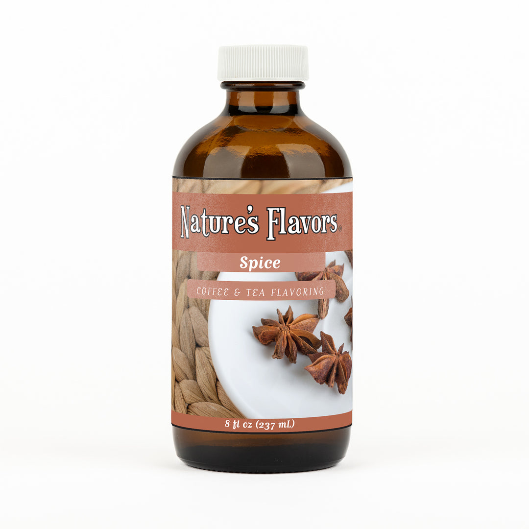Organic Spice Coffee and Tea Flavor Without Diacetyl