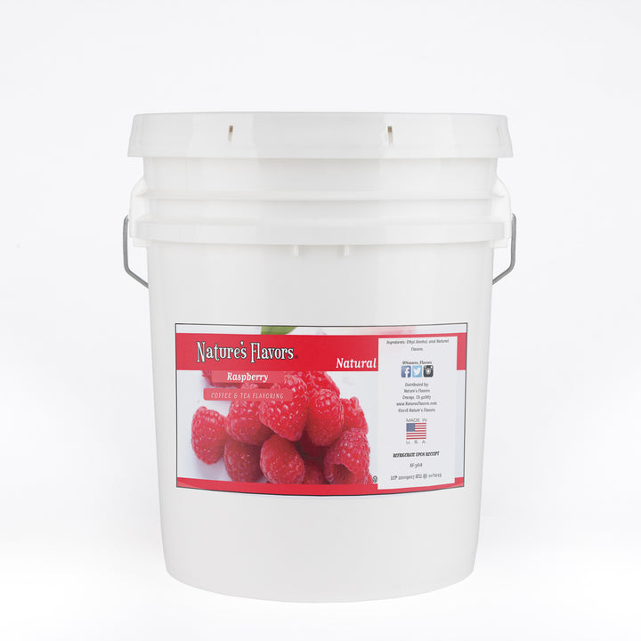 Organic Raspberry Coffee and Tea Flavor Without Diacetyl