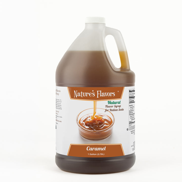 Caramel Italian Soda Syrup, Natural