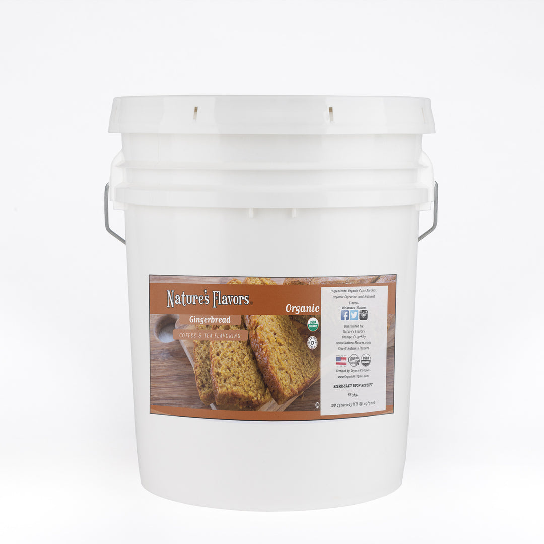 Organic Gingerbread Coffee and Tea Flavoring Without Diacetyl