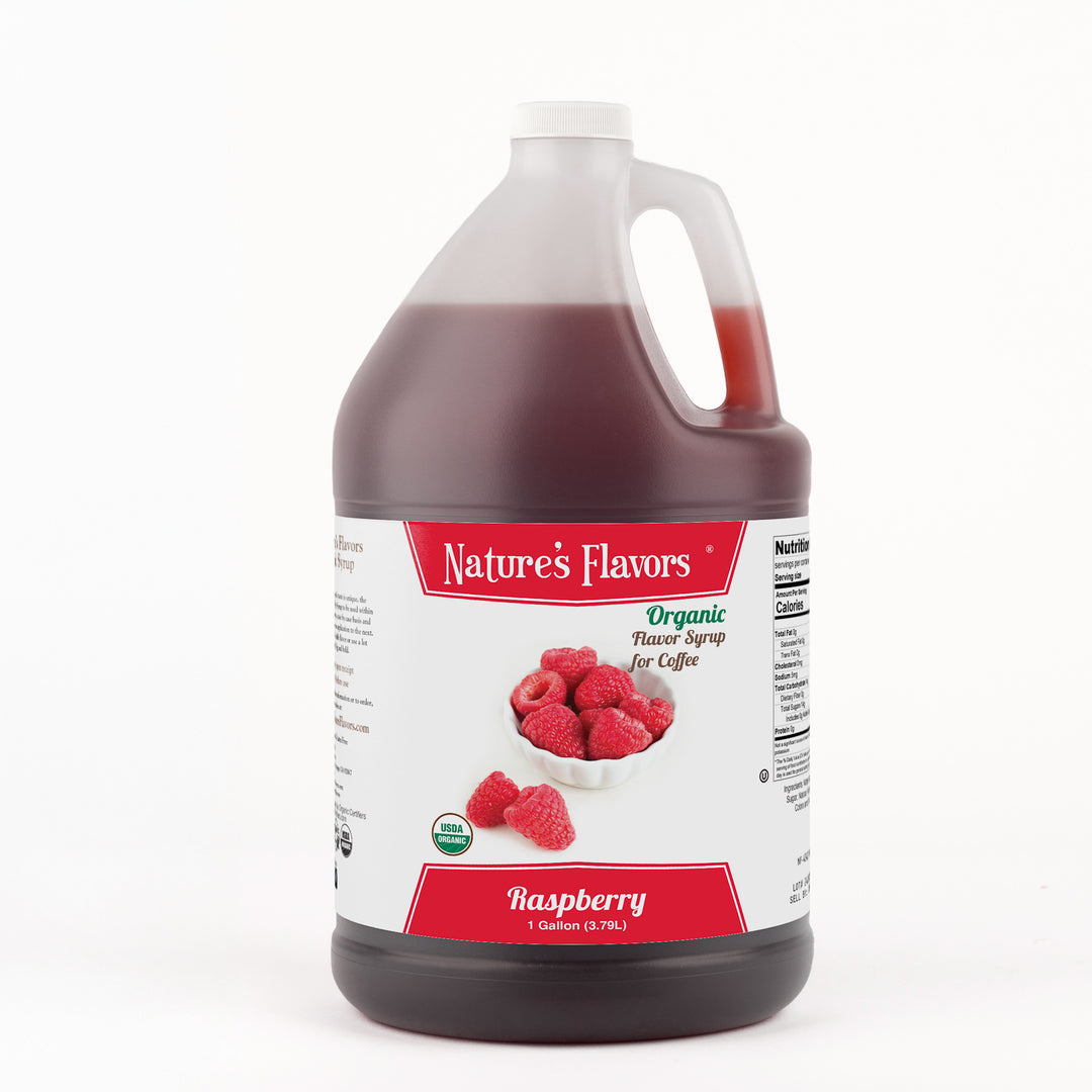 Organic Raspberry Coffee Syrup