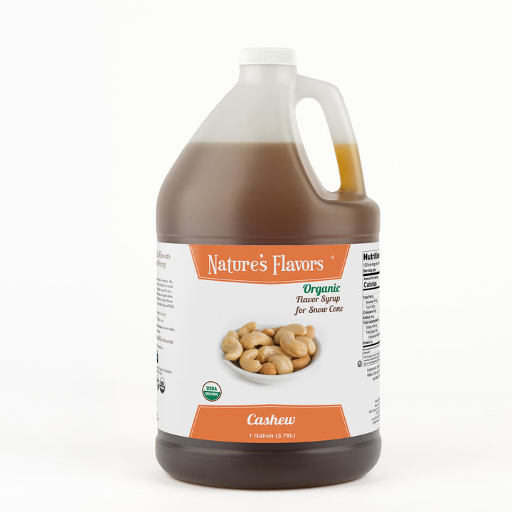 Cashew Snow Cone Syrup, Organic