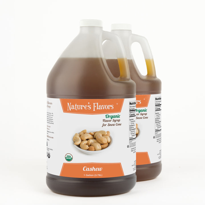 Cashew Snow Cone Syrup, Organic