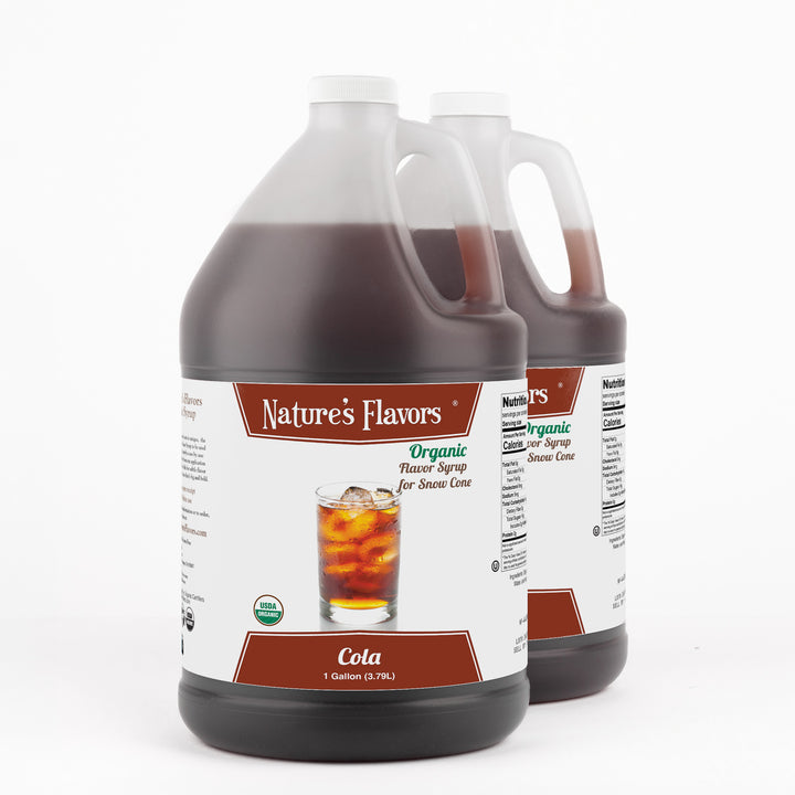 Cola Snow Cone Syrup, Organic