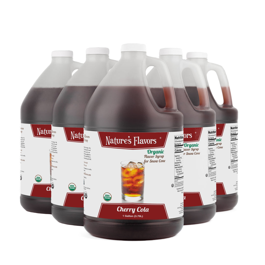 Cherry Cola Snow Cone Syrup, Organic