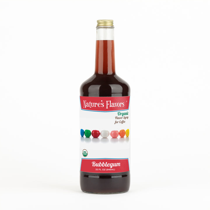 Bubble Gum Coffee Syrup, Organic