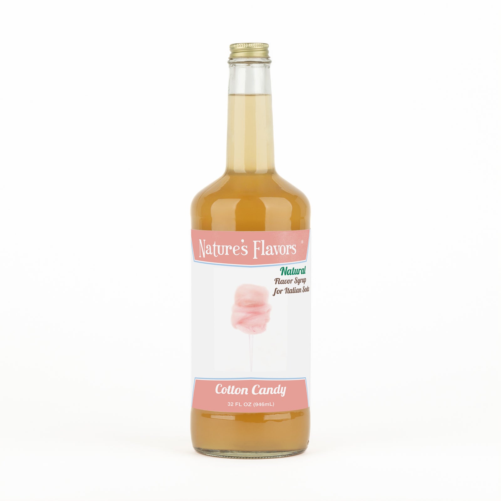 Cotton Candy Italian Soda Syrup, Natural – Nature's Flavors