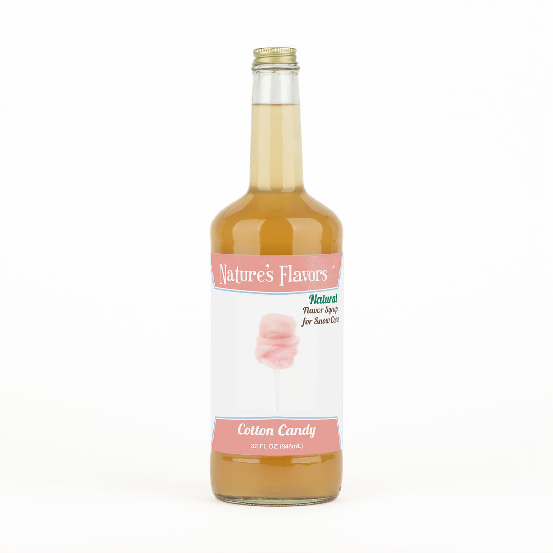 Cotton Candy Snow Cone Syrup, Natural