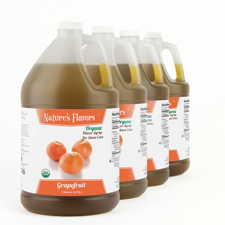 Grapefruit Snow Cone Syrup, Organic