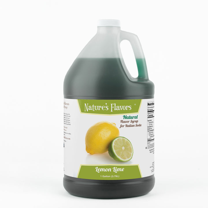 Lemon Lime Italian Soda Syrup, Natural