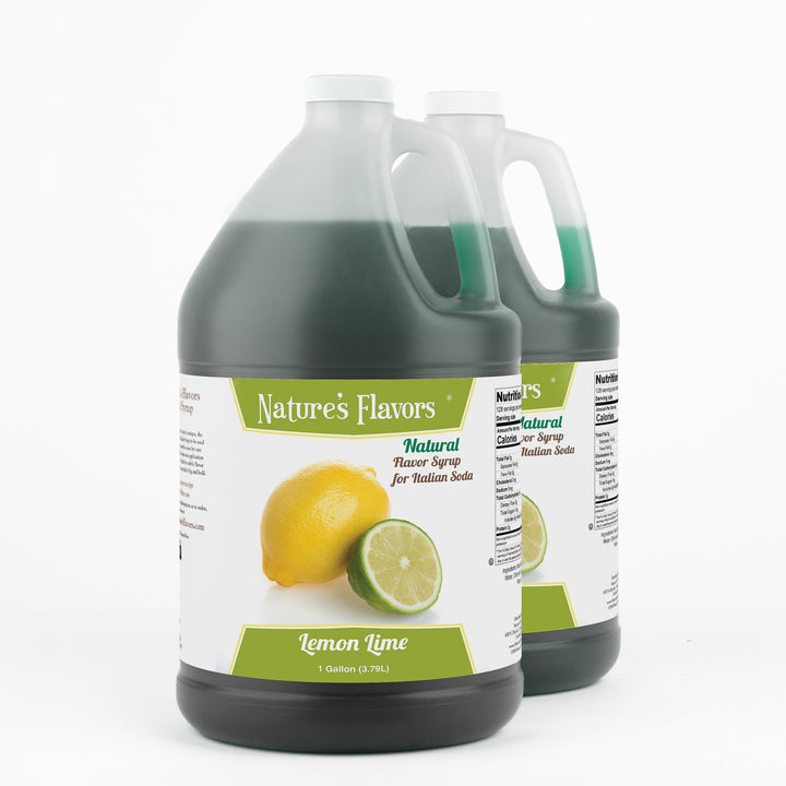 Lemon Lime Italian Soda Syrup, Natural