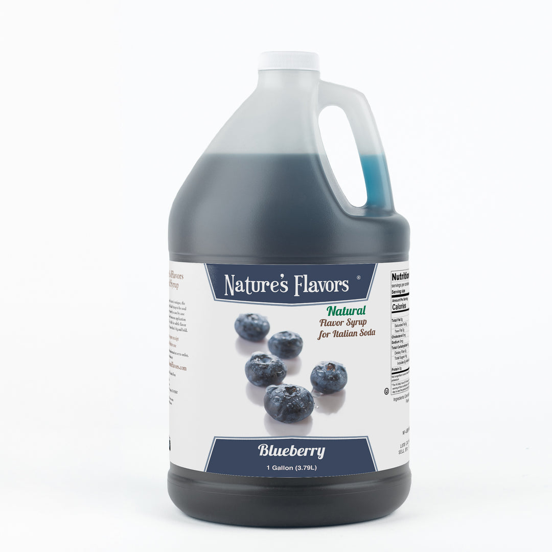 Blueberry Italian Soda Syrup, Natural