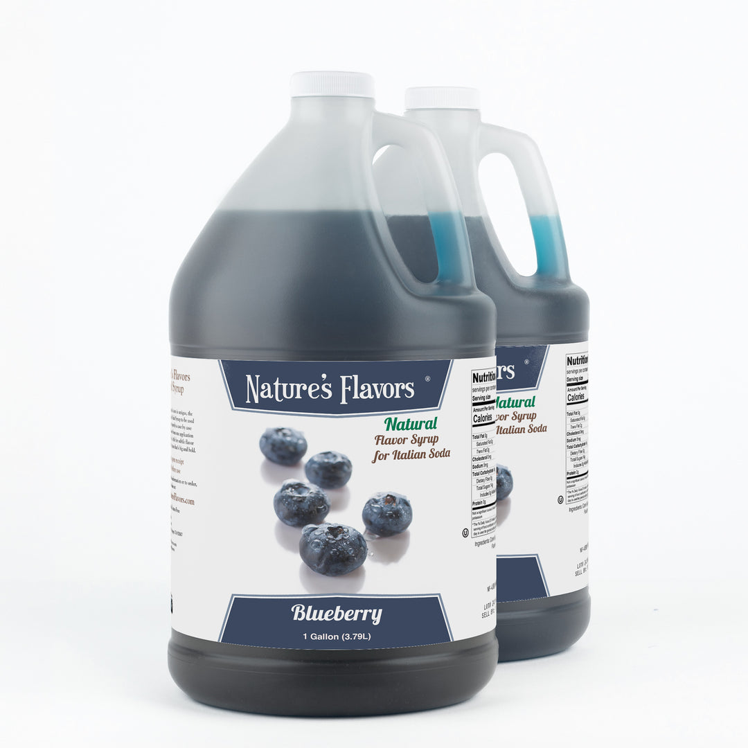 Blueberry Italian Soda Syrup, Natural