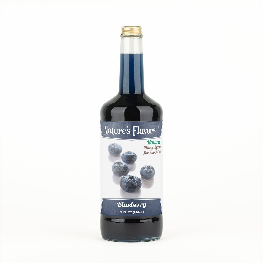 Blueberry Snow Cone Syrup, Natural