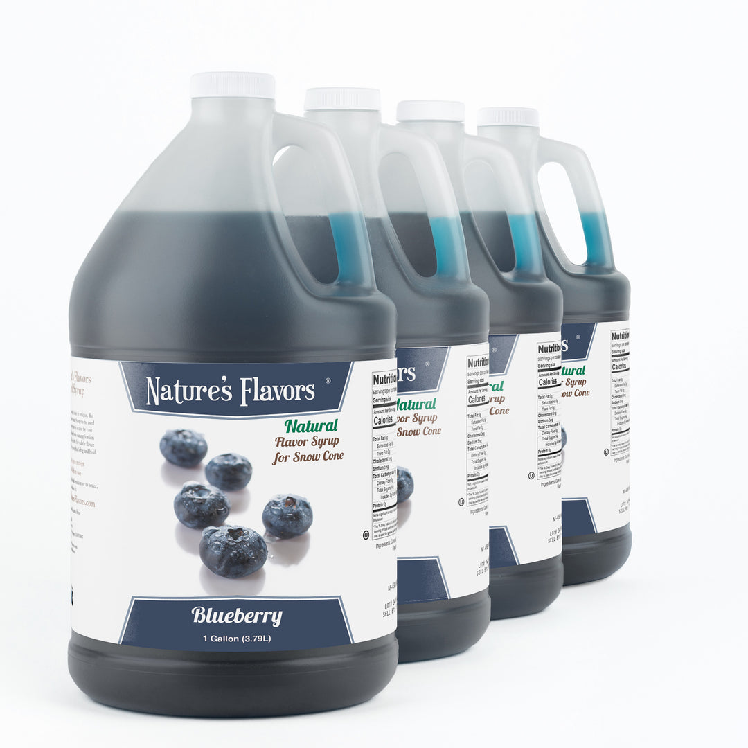 Blueberry Snow Cone Syrup, Natural