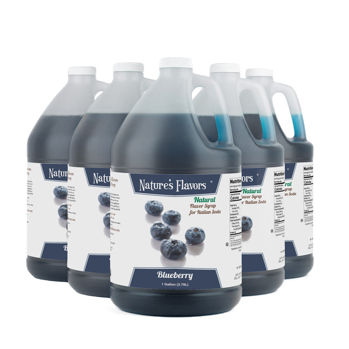Blueberry Italian Soda Syrup, Natural