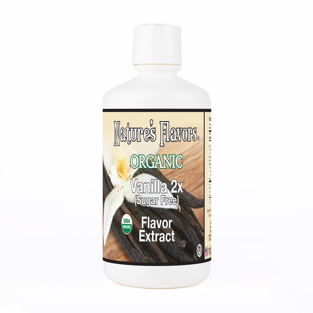 Vanilla Flavor Extract Sugar Free (2x Fold), Organic