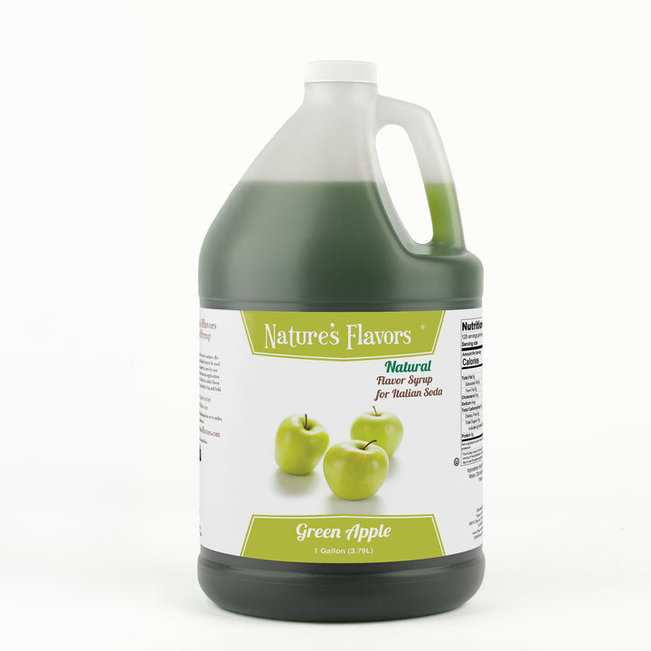 Green Apple Italian Soda Syrup, Natural