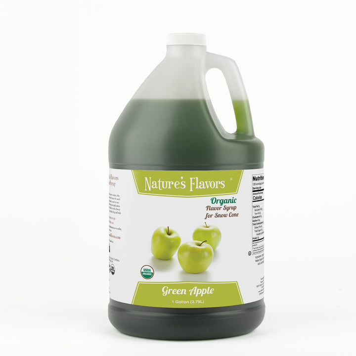 Green Apple Snow Cone Syrup, Organic