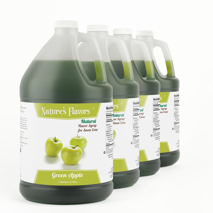 Green Apple Snow Cone Syrup, Natural