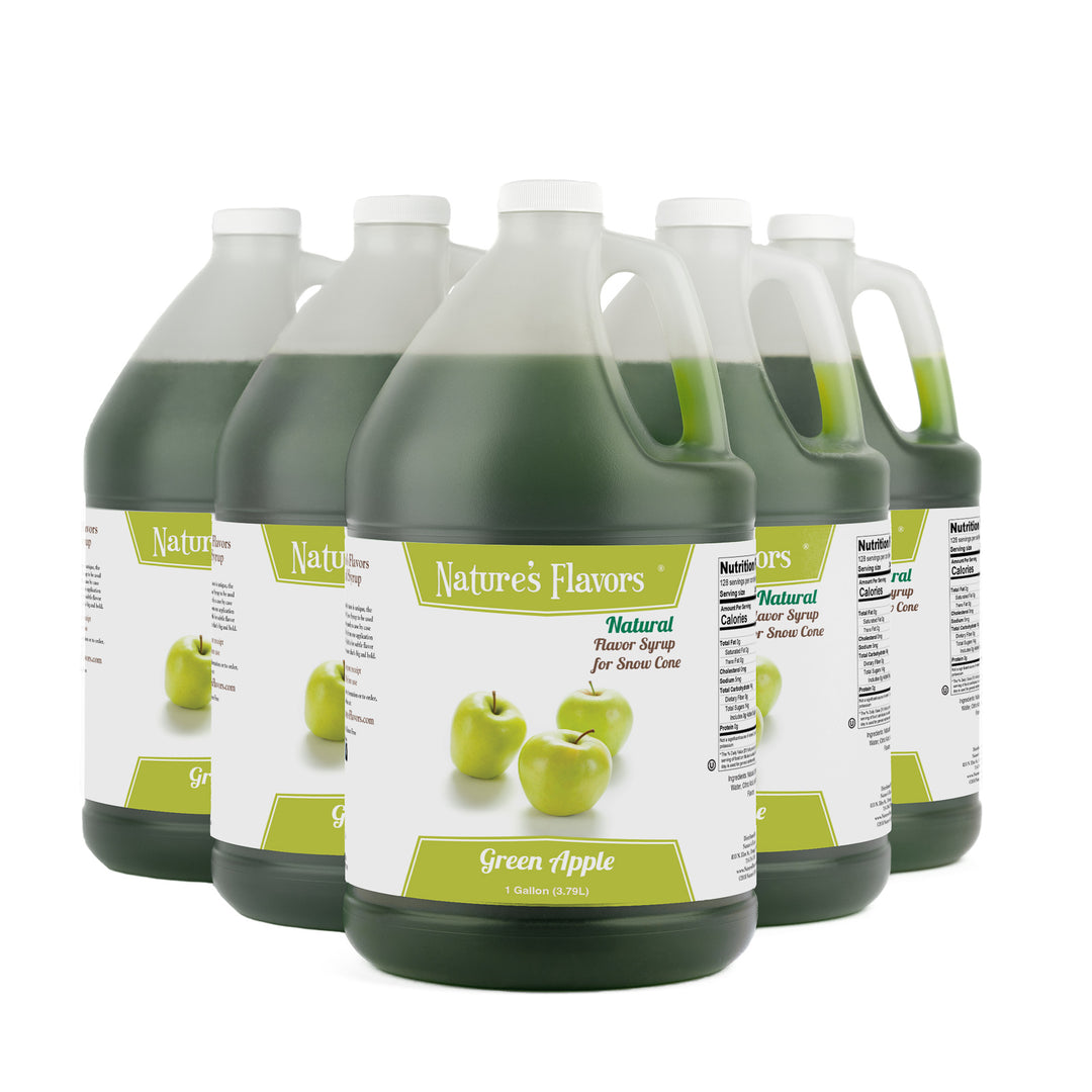 Green Apple Snow Cone Syrup, Natural