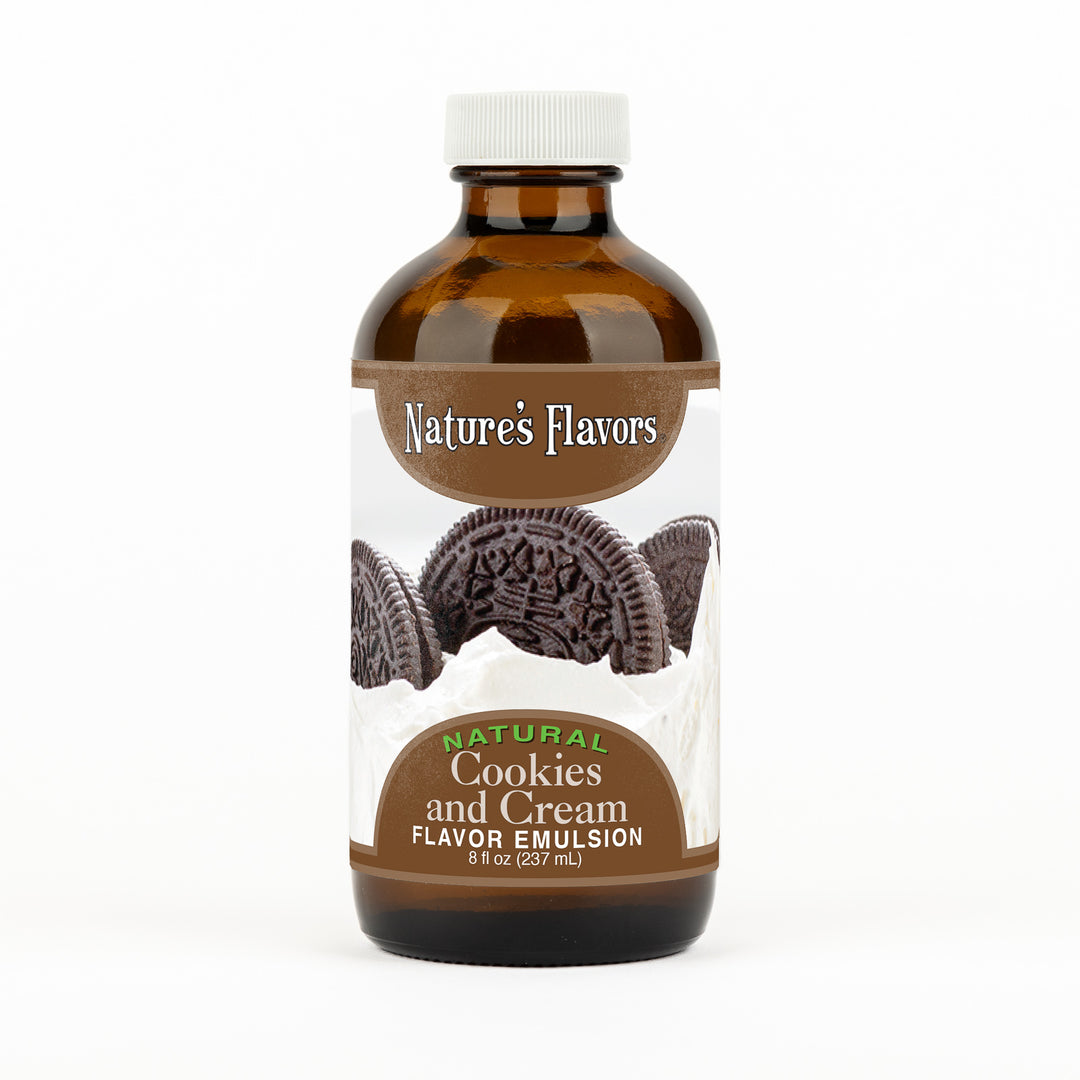 Cookies and Cream Flavor Emulsion for High Heat Applications