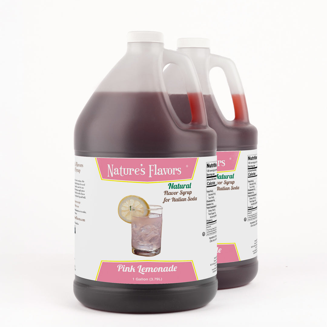 Pink Lemonade Italian Soda Syrup, Natural