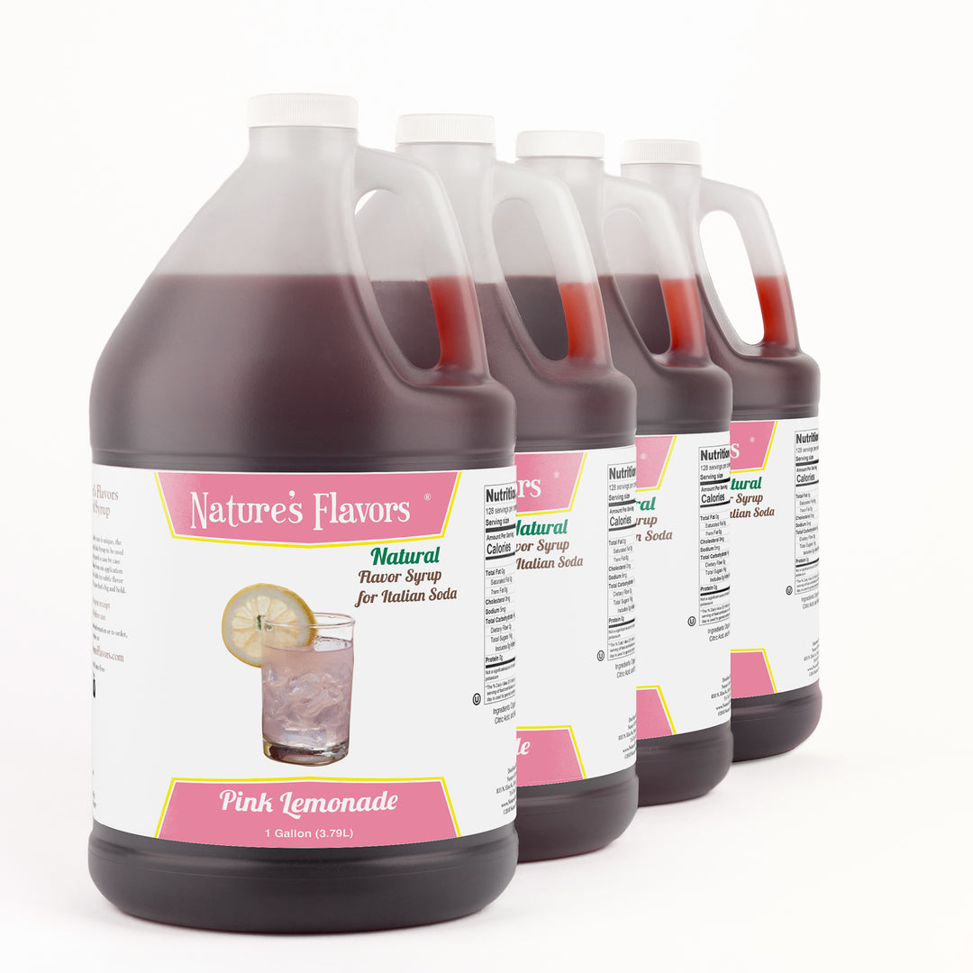 Pink Lemonade Italian Soda Syrup, Natural
