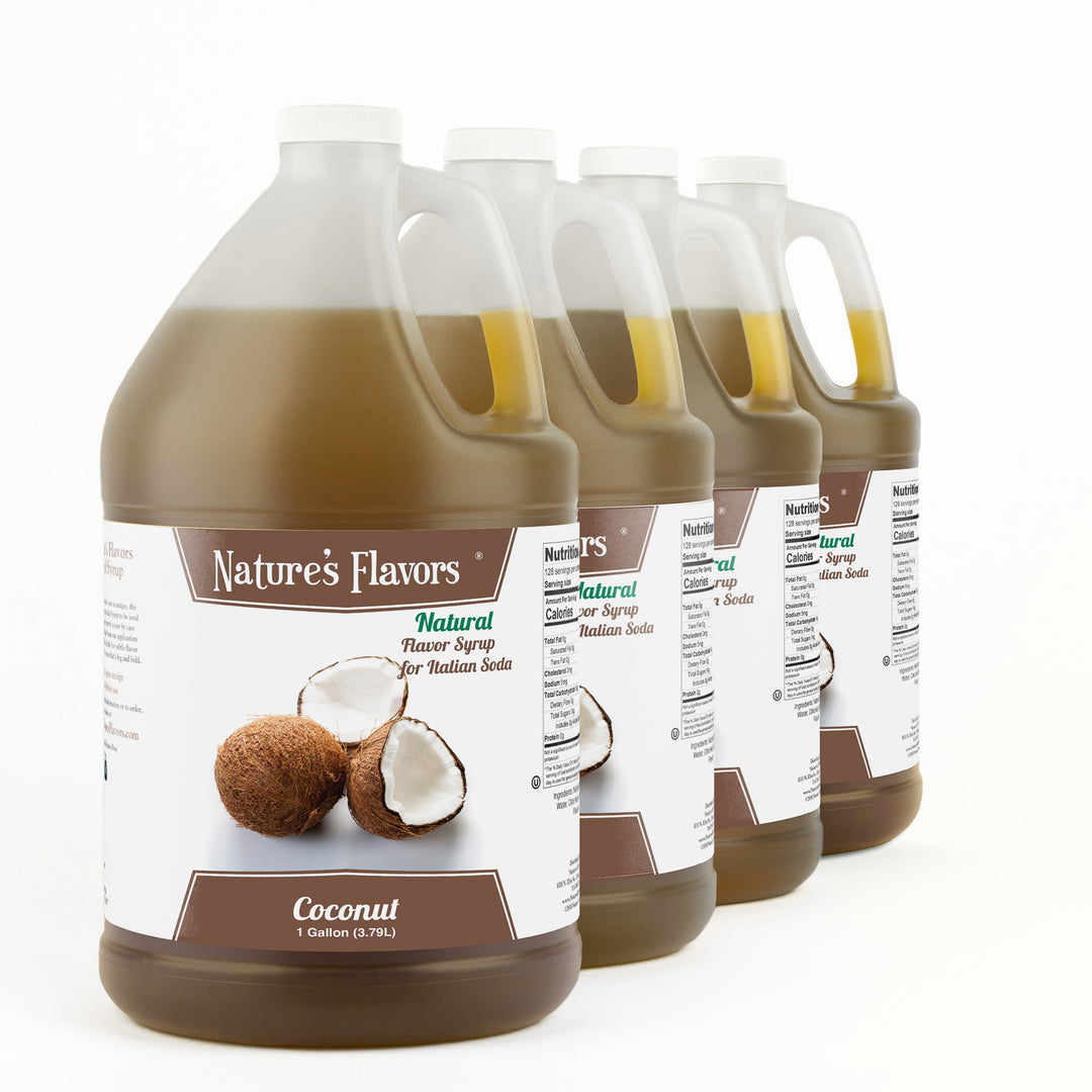 Coconut Italian Soda Syrup, Natural