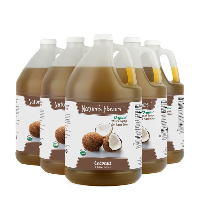 Coconut Snow Cone Syrup, Organic