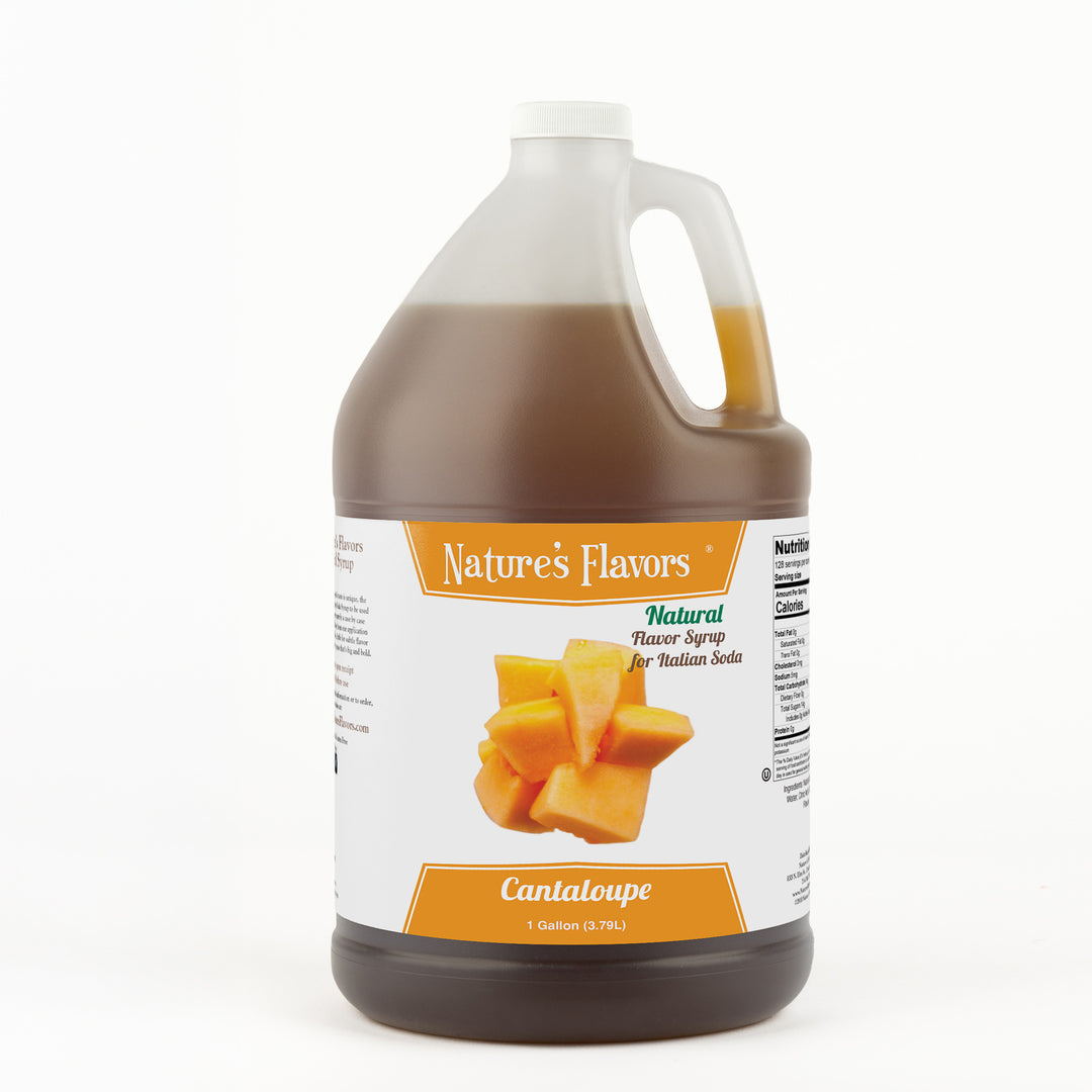 Cantaloupe Italian Soda Syrup, Natural
