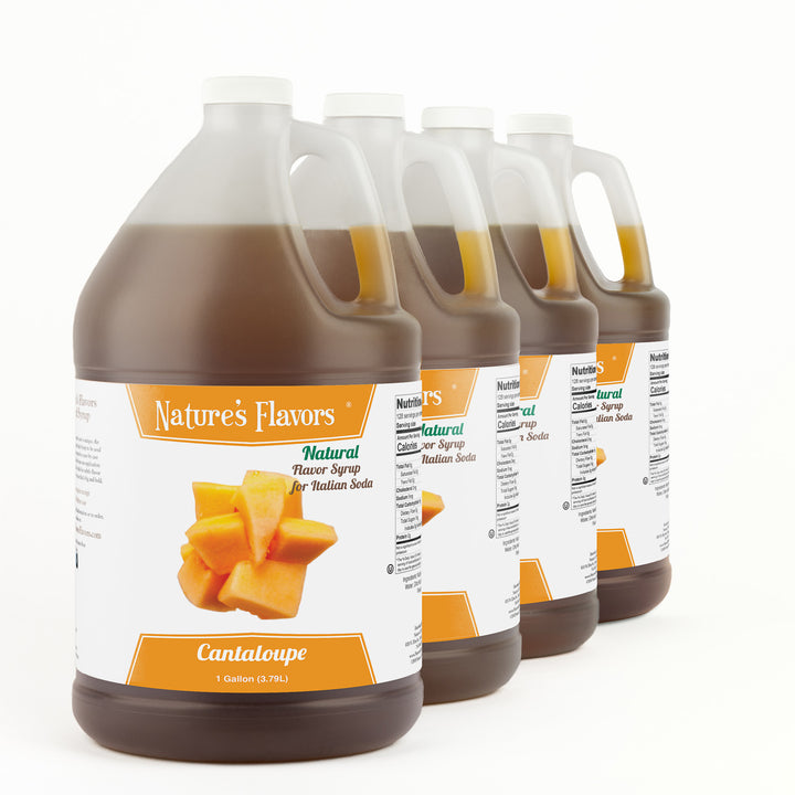 Cantaloupe Italian Soda Syrup, Natural