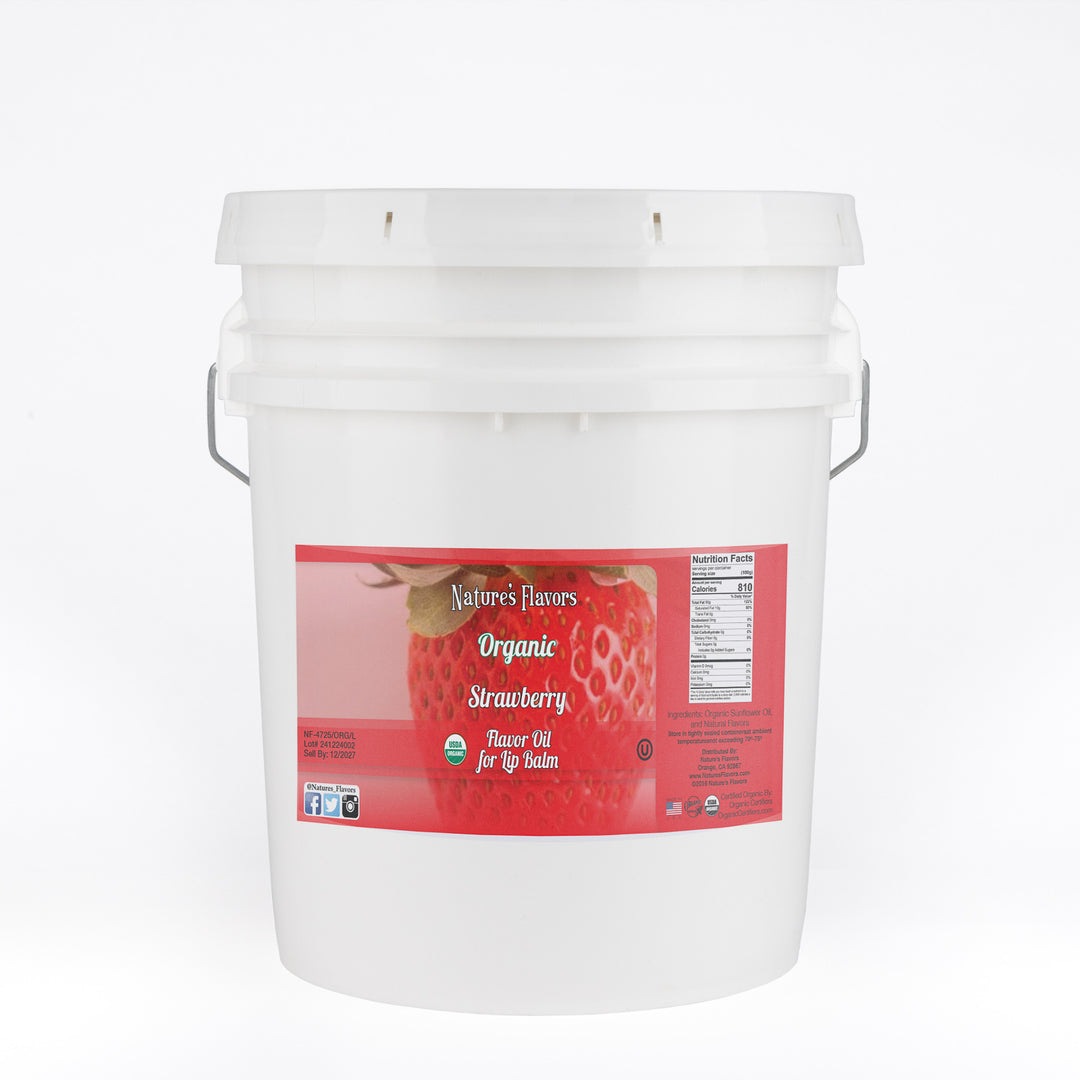 Organic Strawberry Flavor Oil for Lip Balm