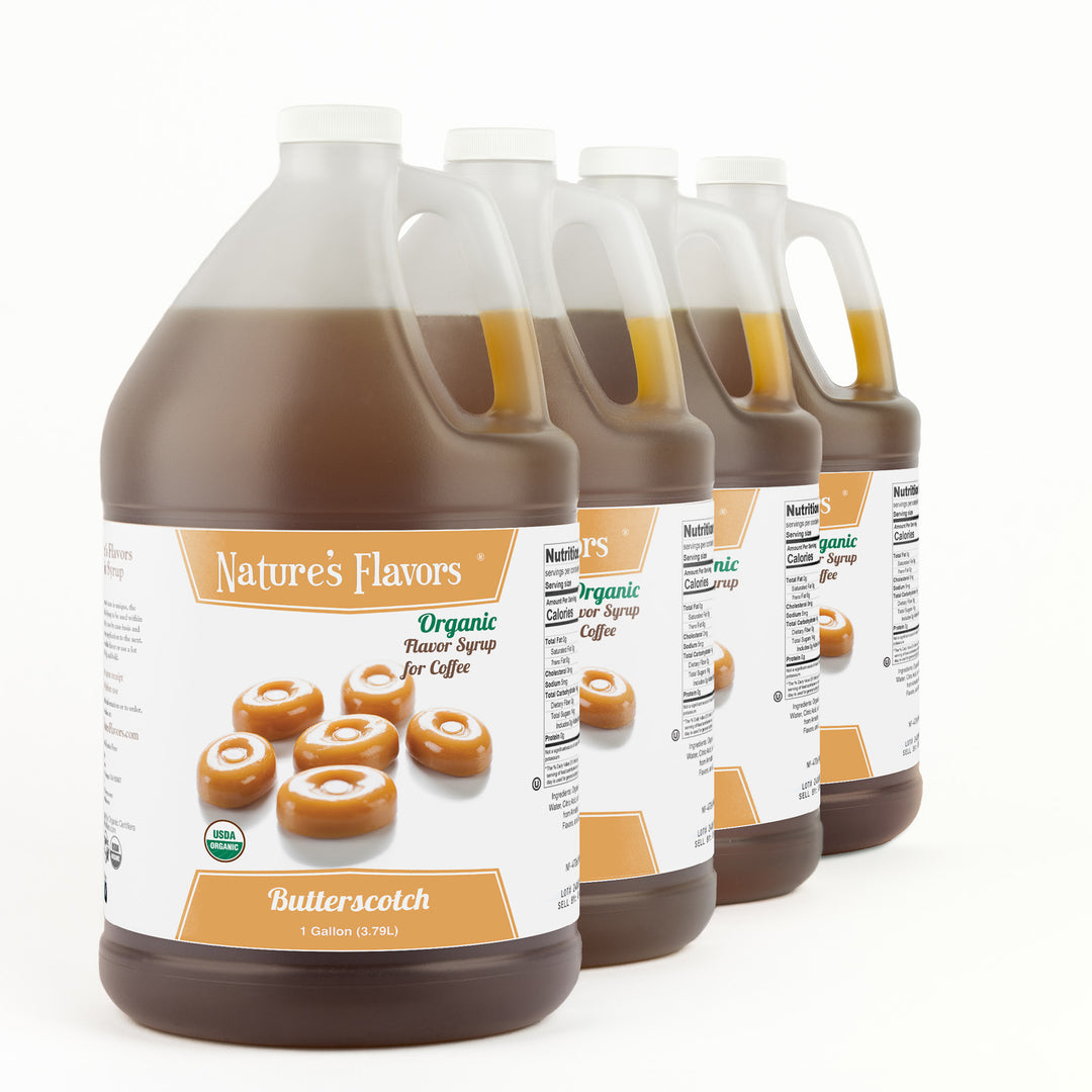 Butterscotch Coffee Syrup, Organic