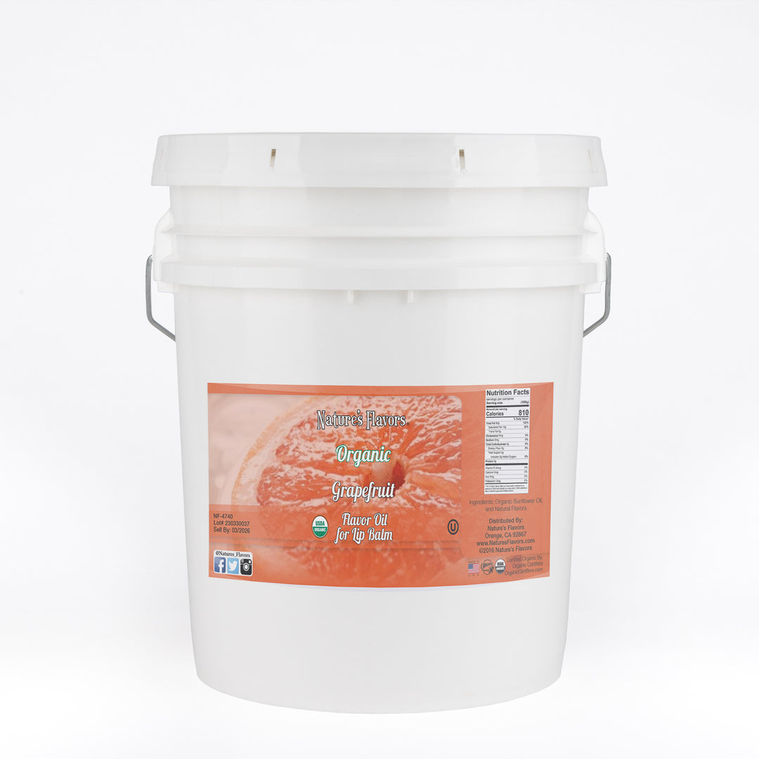 Organic Grapefruit Flavor Oil for Lip Balm