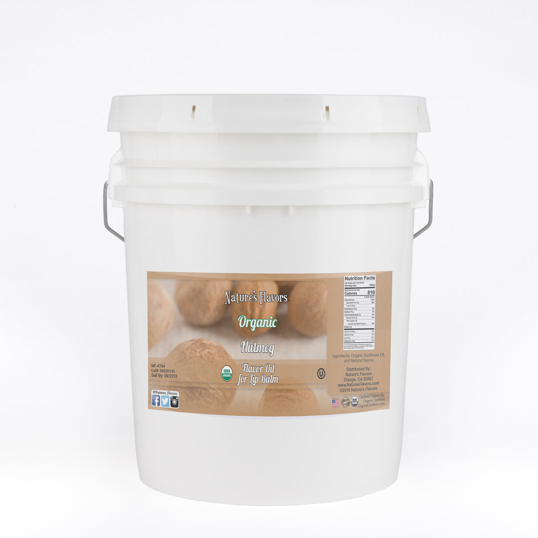 Organic Nutmeg Flavor Oil for Lip Balm