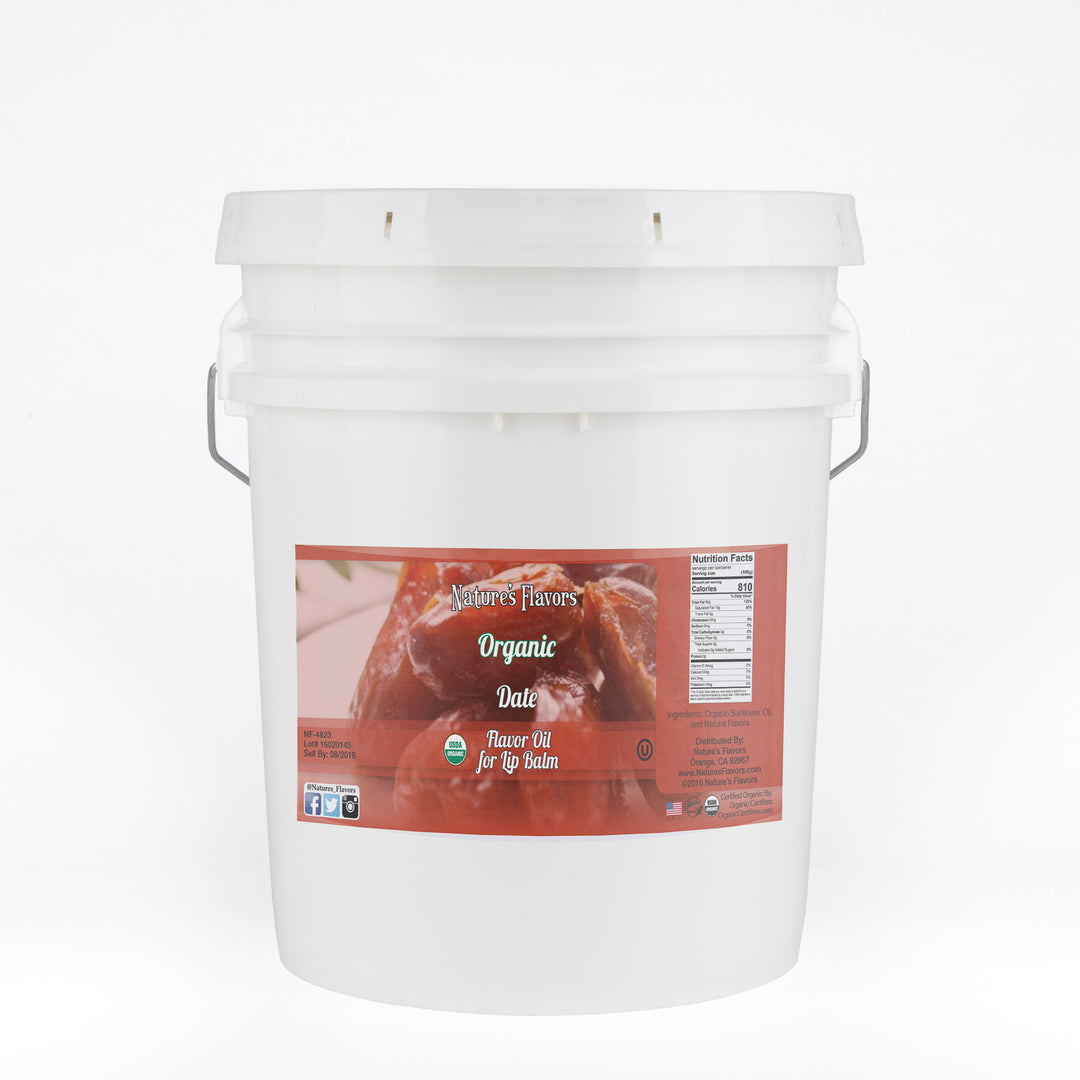 Organic Date Flavor Oil for Lip Balm