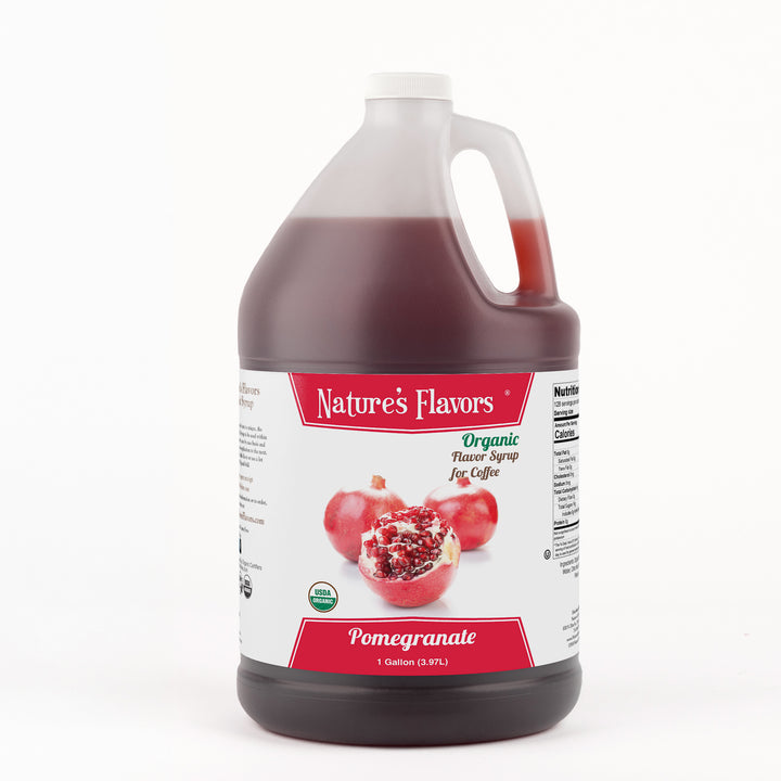 Pomegranate Coffee Syrup, Organic