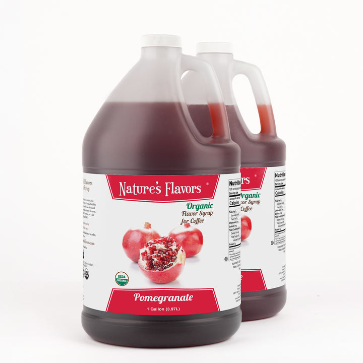 Pomegranate Coffee Syrup, Organic