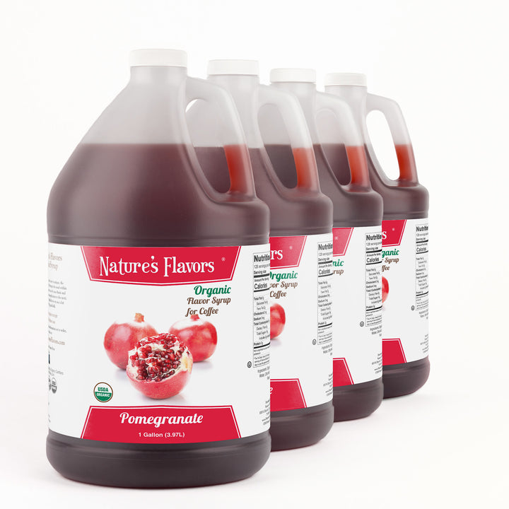 Pomegranate Coffee Syrup, Organic