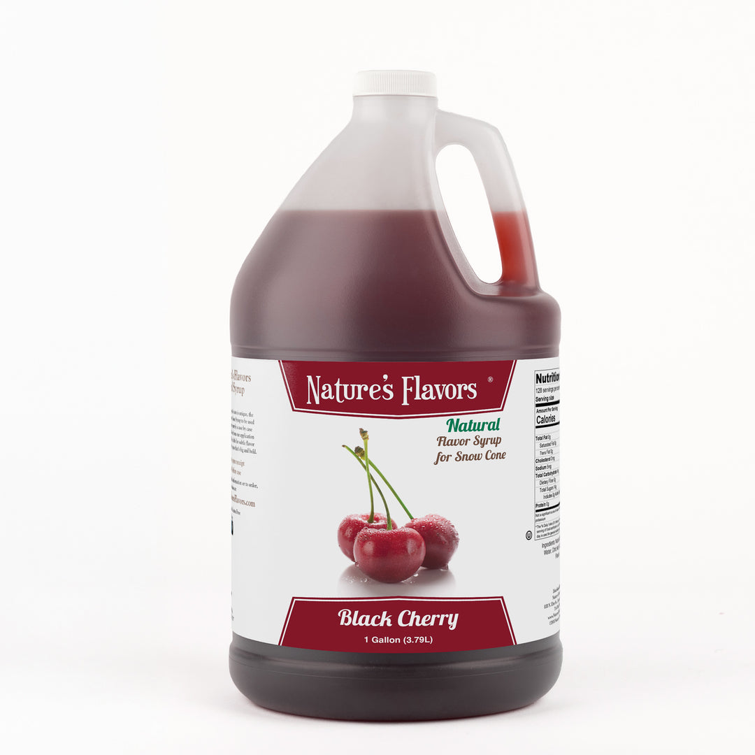 Black Cherry Snow Cone Syrup, Natural