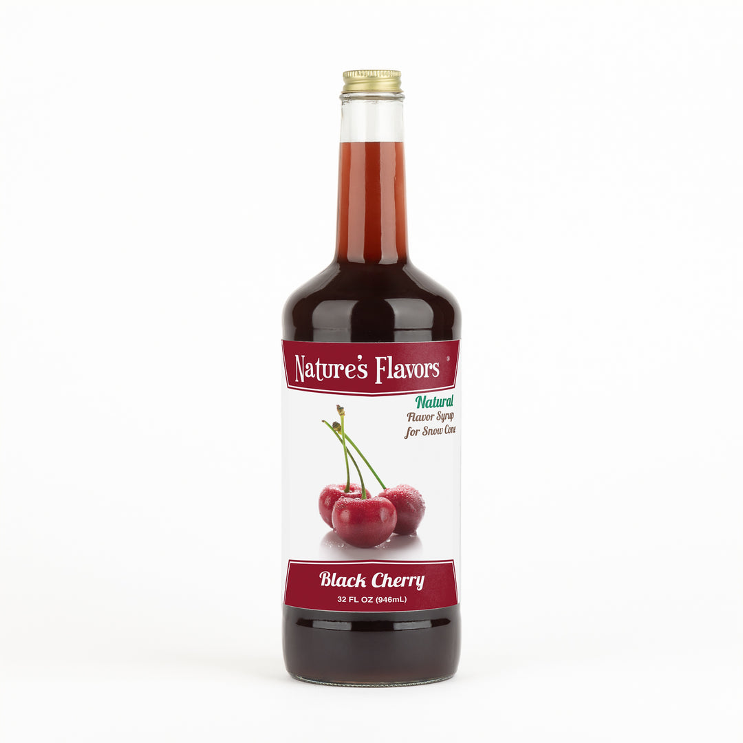 Black Cherry Snow Cone Syrup, Natural