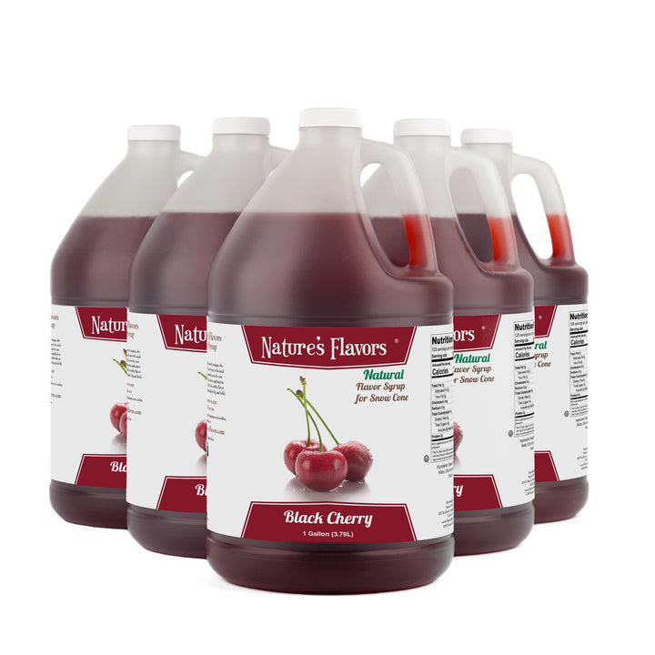 Black Cherry Snow Cone Syrup, Natural