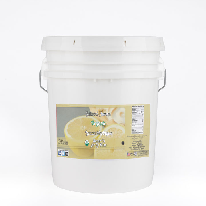 Organic Lemon Meringue Flavor Oil for Lip Balm