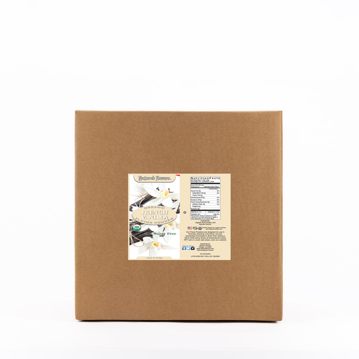 French Vanilla Flavor Powder (Sugar-Free), Organic